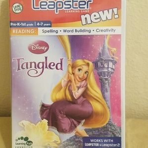 New Sealed Disney Tangled Leapster Learning Game